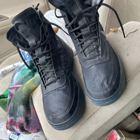 WOMENS NIKE AIR FORCE 1 SHELL BQ6096-001 size 8 - Picture 4 of 9